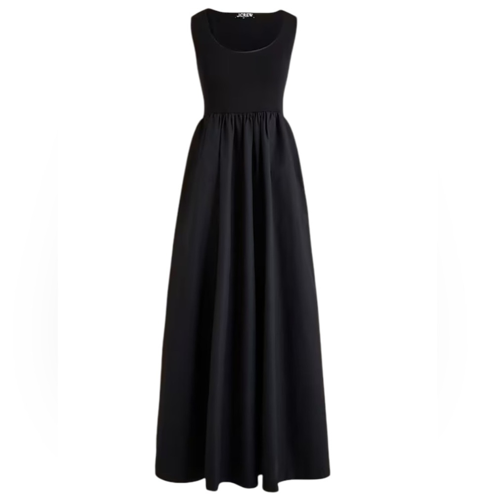 J.Crew Scoopneck Maxi Dress - Black
